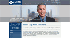 Desktop Screenshot of curtis-lawgroup.com
